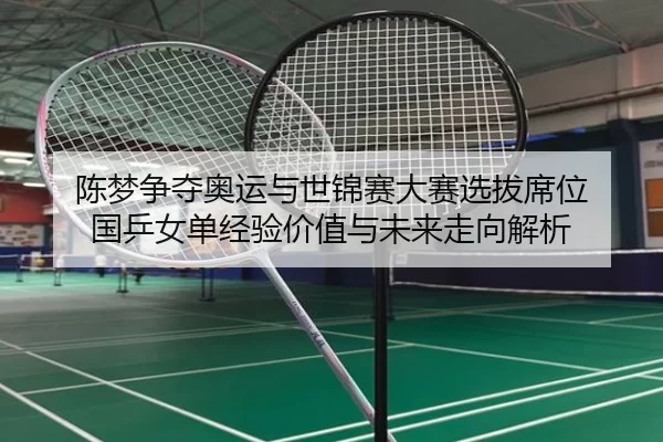 陈梦争夺奥运与世锦赛大赛选拔席位 国乒女单经验价值与未来走向解析